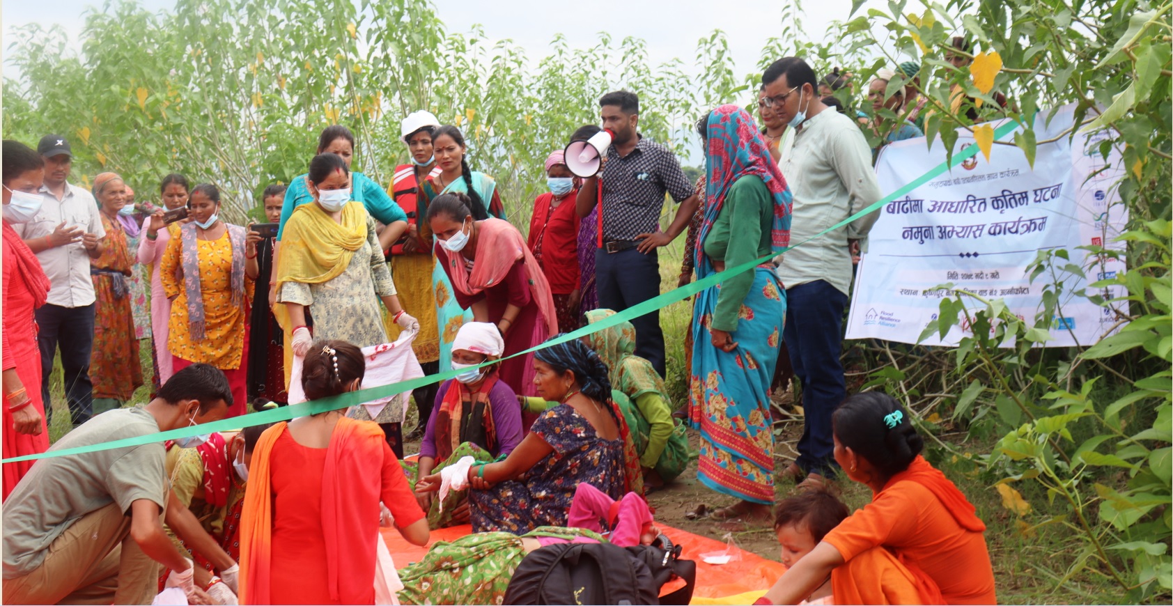 बाढीमा आधारित कृत्रिम घटना नमुना अभ्यास